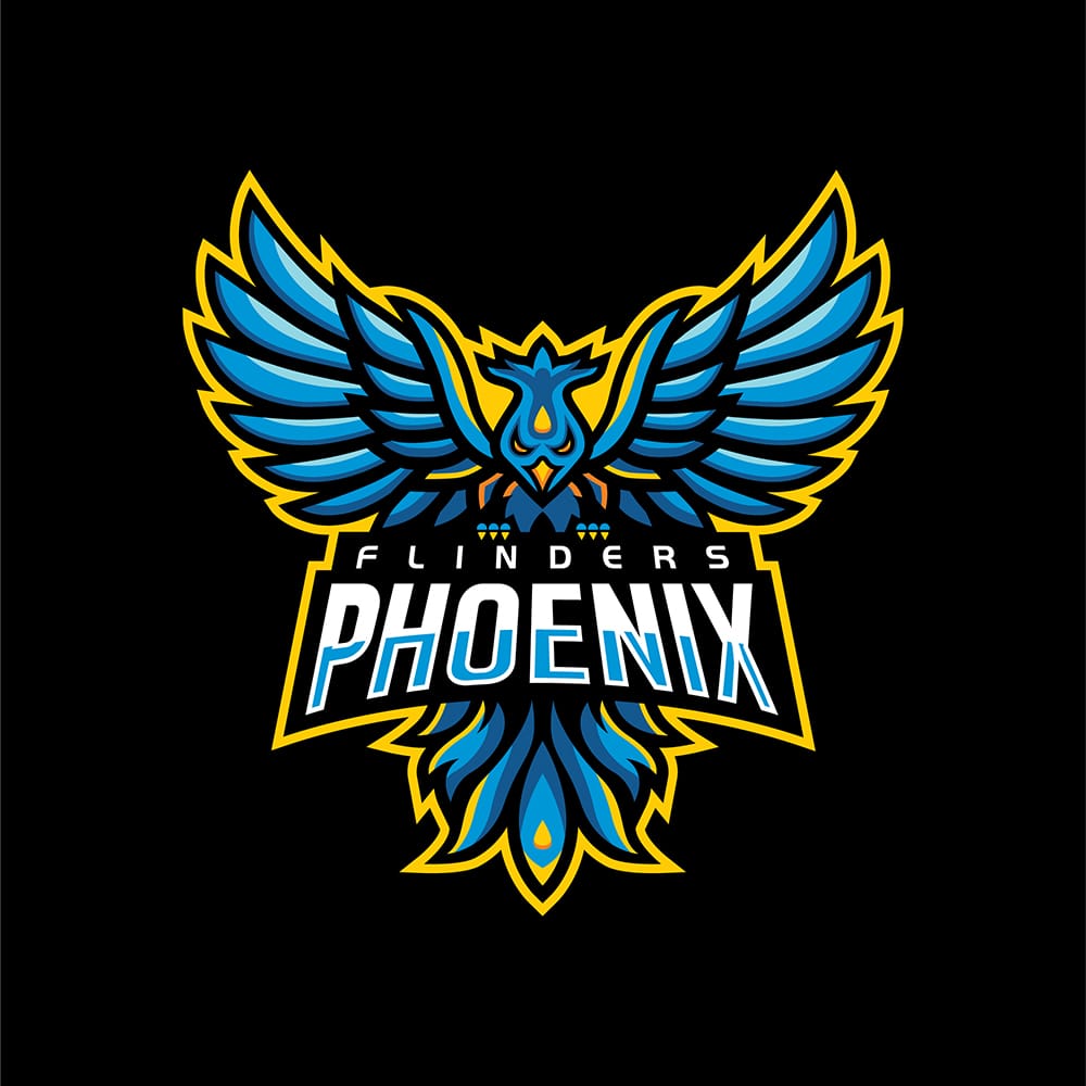 Flinders Phoenix Swimming Logo