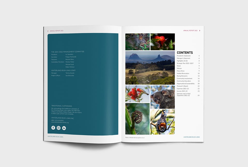 Hinterland Bush Links Annual Report 2022