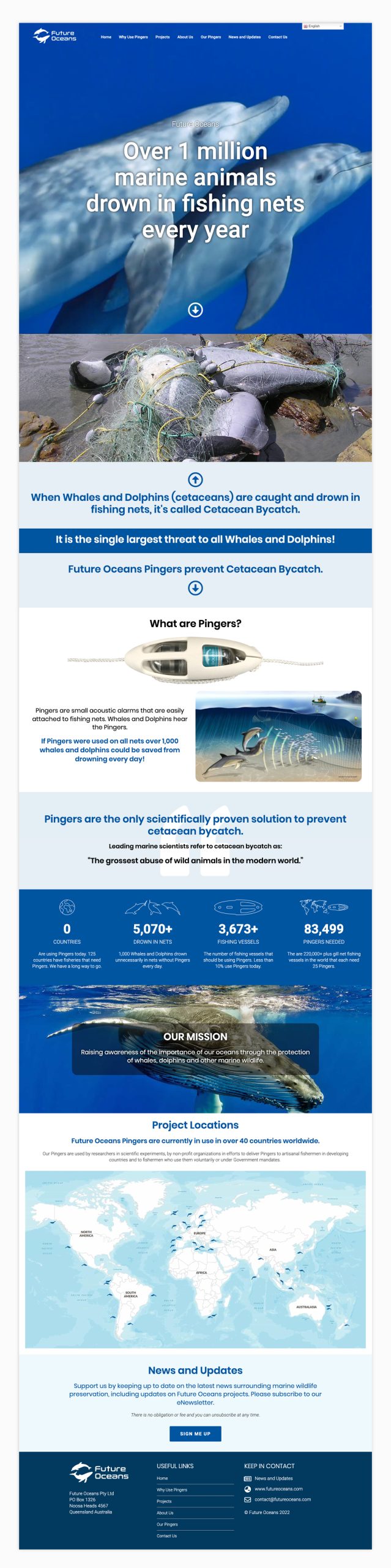 Future Oceans Website